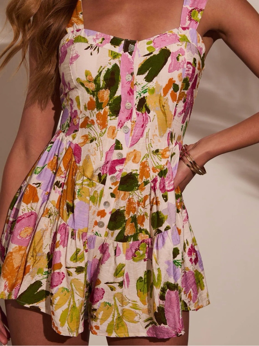 Vici (Promesa) Floral Romper - Picture 4 of 8